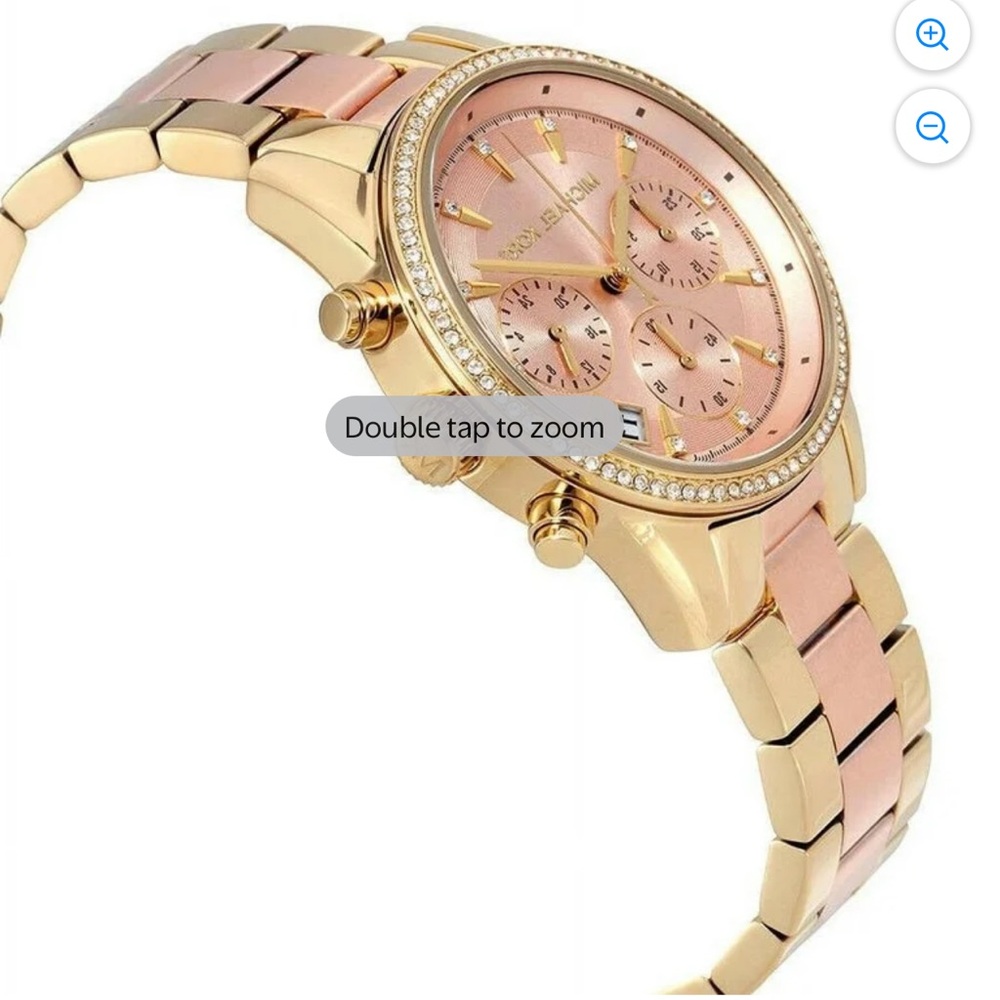 Michael Kors Women's Ritz Watch Quartz Mineral Crystal MK6475 - Picture 2 of 8